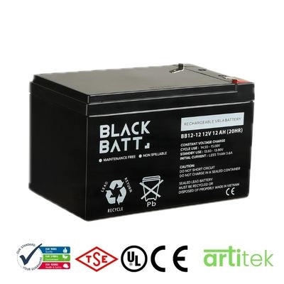 BC12-12 12V 12Ah Ups Akü