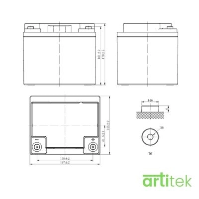BC40-12 12V 40Ah Ups Akü